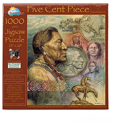 Sunsout 40062 - Behrens, D.: Fünfcentstück - Puzzle 1000 Teile