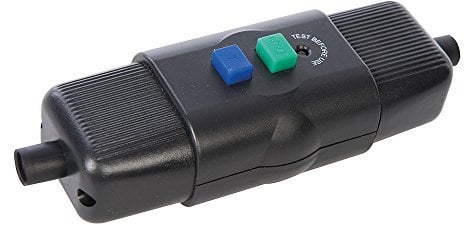 Powermaster 469272 Disjoncteur différentiel en ligne pour extérieur 16 A, Noir