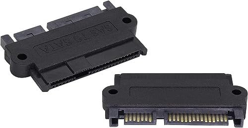 zdyCGTime SAS 22 Pin a 7 Pin + 15 Pin per Hard Disk SATA Raid Compatibile con 15 Pin Porta di Alimentazione.(1Pezzo)