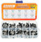 HUAREW 10 Values 250 Pcs Transistors NPN BC337 C1815 S8050 2N2222 2N2907 2N3904 PNP A1015 BC327 S8550 2N3906 BJT Bipolar Junction Transistor Assortment Kit