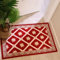 AMIDA Door Mat Indoor 60x90cm,Washable Inside Doormats Non-Slip Flat Woven Low Pile Entrance Rug Dirt Trapper Small Non Shed Aztecs Doormat for Entryway,Kitchen,Laundry,Hallway,Patio(Wine Red)