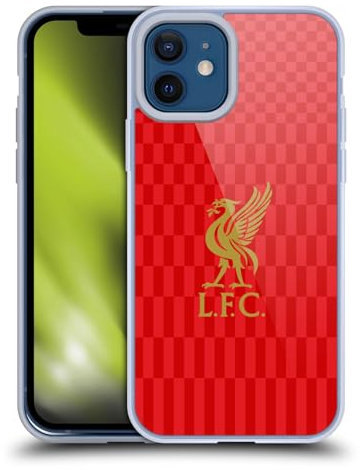 Head Case Designs Offizielle Liverpool Football Club Kit Gold Und Rot Liver Bird Gelhülle [Militärischer Schutzgrad] Kompatibel Mit Apple iPhone 12 / iPhone 12 Pro Und Kompatibel Mit MagSafe