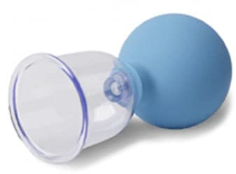 Schröpfgläser aus Kunststoff mit Saugball L Ø 5,cm ND47