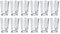 GRÄWE Trinkgläser Set, 12er Set, Wassergläser 200 ml, Longdrinkgläser, spülmaschinengeeignet, Saftgläser, Trinkgläser gemustert, Gläser für Cocktails