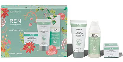 REN Clean Skincare Skin Zen Trio ​| Limited Edition Gift Set | Christmas Set | Calming Face Set | Worth £70
