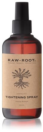 RAW ROOTs | Dreadlock Tightening Spray 200ml | Herbal Breeze | Straffungsspray – reduziert loses Haar & erfrischt Dreadlocks | Naturkosmetik vegan nachhaltig mit Aloe Vera