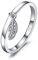 JewelryPalace Verlobungsring Eheringe Ring Silber 925 Damen, Zirkonia Silberringe Trauringe Damenring Vorsteckring Hochzeitsringe Memoirering Ewigkeitsring Band Ringe Set, Damen Schmuck 58