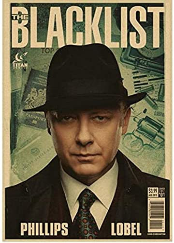 Poster The Blacklist Classic Movie Poster, Wandkunst, Bilder, Leinwand, Malerei, Poster Und Drucke, Heimdekoration 50X70Cm Kein Rahmen