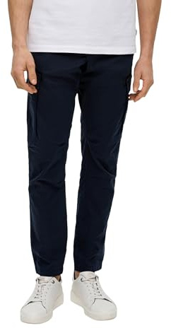 s.Oliver Cargohose mit Garment Dye und Straight Leg