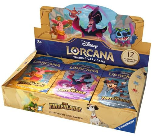 Disney Lorcana: Set 3 - Display mit 24 Booster Packs (Deutsch)