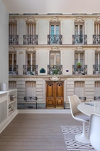 Fototapete Vlies Französisch Paris Haus Fassade Beige Braun ML3201