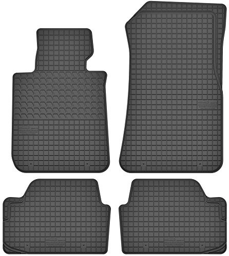Maßgefertigte Auto Gummimatten, kompatibel mit BMW 1 F20 von 2011 bis Jetzt - 4 teilige Gummifußmatten Set, Geruchlos & Abriebfest, Hochwertige Fußmatte Auto Accessoires