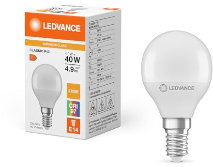 LEDVANCE LED Classic P 40 S 4.9W 927 Frosted E14