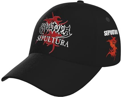 ASVIL Sepultura Roots Schwarz Baseball Cap Herren Damen Verstellbare Kappe Basecap Mützen Outdoor Baseballkappe Hat für Männer Frauen