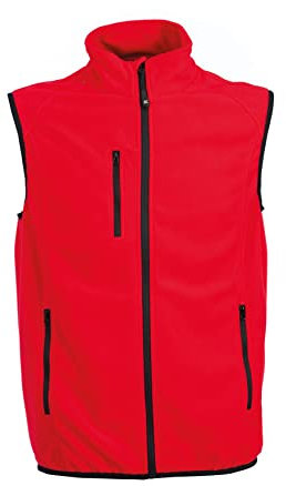 CHEMAGLIETTE! Felpa Pile Smanicata Uomo - Felpe da Lavoro Collo Alto Micropile Poliestere, Maglia Tuta Felpata Invernale Maglie Senza Maniche Tinta Unita, Modello Pra