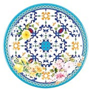 Guzzini - Assiette à dessert en mélamine, couleurs diverses, ''FLOWER&LEMON''