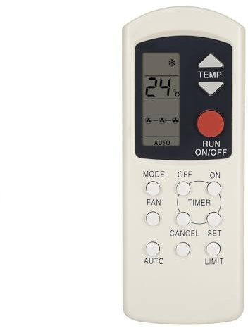 LATOOR 1pc contrôleur climatiseur climatisation télécommande adapté for Panasonic National A75C2157 KT-PN-983 SX5