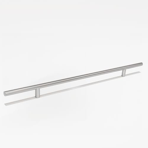 woplus T Stangengriff Türgriff Edelstahl Möbel Griffen Griffe Schrankgriffe Silber Stück Schrank Schublade Türgriff Stangengriff Lochabstand - 290 mm Edelstahl (5 Stück)