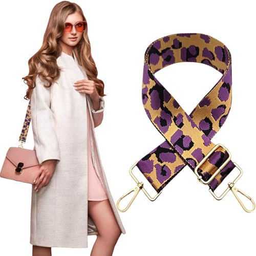 Verstellbar Taschengurt Breit 5CM Bunt -Schultergurt für Taschen Universal Tragegurt Damen Schulterriemen Geflecht 1725