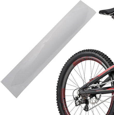Protection de cadre de vélo - Protection de chaîne de vélo - Protection transparente - Autocollant de protection de cadre pour VTT, vélos de route, accessoires de vélo