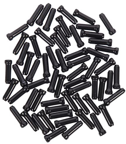 KOMBIUDA 50 Stück Metall Fahrradkabelendhülsen Bremskabelendkappen Bremsteile Bremszubehör Für Bremskabel Schutz