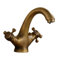 Robinets de lavabo en laiton massif bronze double poignée contrôle robinet antique robinet de cuisine salle de bain robinet mitigeur de lavabo (antique)
