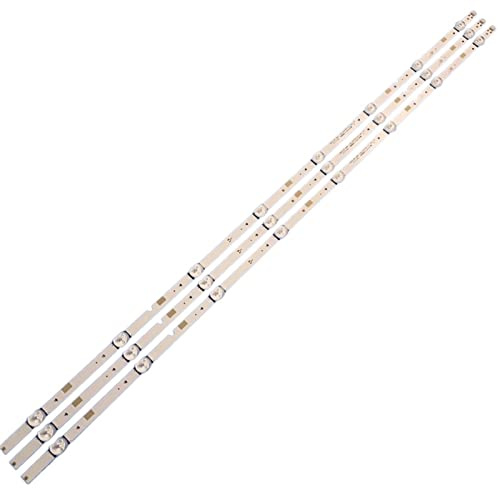 LABOIUF 3pcs / lot LED Tira de retroiluminación UE40J5200 UN40J5300AG UE40J5000 UN40J5200 UN40J5200AG V5DN-395SM0-R2 R3 BN96-37622A Compatible for Samsung Barra de luz