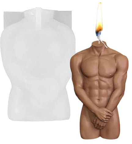 Generisch Silikonform für Männerkörper, Kerzenform, Körperform, Schüchterne Weibliche und Männliche Kerzen, Silikonform für Kerzen Gießen Formen