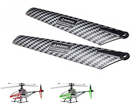 Universal Single Rotoblatt für RC Hubschrauber 25.1 x 3.8 cm, kompatibel mit MJX F45 F645 und weitere ferngesteuerte RC-Helicopter, Crash-Kit Zuberhör Propeller-Set, Robust, Leicht, Heli Modellbau DIY