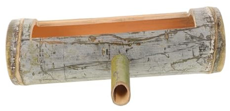 Kisangel Aquarium-wasserspiel Zen-Garten- Natürlicher Röhrenbrunnen Im Japanischen Stil Für Drinnen Und Draußen