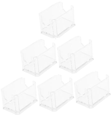 TIDTALEO Barattoli Per Tè Caffè E Zucchero 6 Pezzi Organizer Per Bustine Di Tè in Acrilico