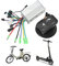 36 V 250W 350W Elektromotor -Motorsteuerungs -Set, Scooter bürstenloser Motor Controller mit 810er Panel Water Proof Scooter Conversion Accessoires
