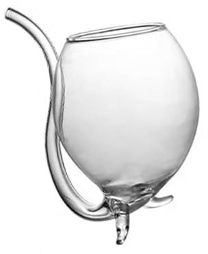 Uqezagpa Creative Halloween - Vaso de cóctel de vampiros con vidrio de borosilicato alto para club y hogar