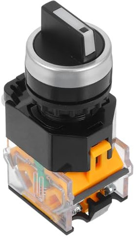Cabilock Interruptor Selector Rotatorio de Posiciones con Interruptor de Cambio de Panel para Equipos Eléctricos CAM de Cambio Rápido Resistente y Duradero