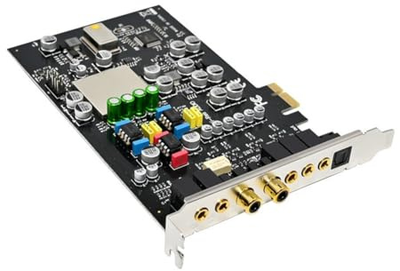UieoKakeh Front Speakers Compatible PCI-E 7.1 Sound Card, Optical/Coaxial Desktop Computer Motherboard, CMI8828 for Audiophiles