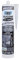 GEB Silicone sanitaire tous supports couleur gris anthracite pour l'étanchéité sanitaire. Anti-moisissures, sans odeur et longue durée - 280 ml