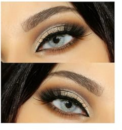 FreshTone Lentilles De Contact De Couleur Sky Gray 1 Ton Kit De Rangement Boitier Pince et applicateur Offert 12 Mois sans correction