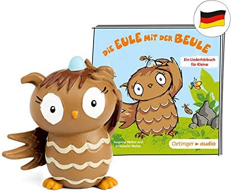 tonies Hörfiguren für Toniebox: Die Eule MIT DER BEULE - Hörbuch und Lieder für Kinder Figur - ca 34 Min. Spieldauer - ab 3 Jahre - DEUTSCH