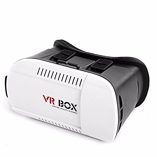 REY Gafas de Realidad Virtual 3D VR Box para Teléfono Móvil Android e iOS, Soporte Universal de 4.7 a 6