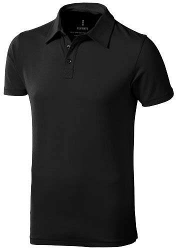 Elevate Markham Polo Mehrfarbig Anthracite/Black L