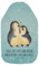 Mr. & Mrs. Panda Wärmflasche Pinguin umarmen - Geschenk, Bettflasche, Hochzeitstag, Paar, Wärmekissen, Liebe, Wärmflaschenbezug, glücklich,