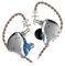 KZ ZS10 Pro Auriculares Intrauditivos 4BA + 1DD Híbrido 10 Unidades Con Bajos de Alta Fidelidad, Deportivos Con Cancelación de Ruido (Sin Micrófono, Azul)