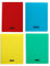 10 Cahiers Calligraphe Polypro Ligne 8000 piqué Taille 210 * 297-96 pages seyes -Couleurs aléatoires