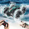 AmazeFun Amphibious Remote Control Car, Gesture Sensor 4WD Remote Controlled Off-Road Toy Car, 360 Degree Rotating Waterproof RC Stunt Car for Kids Age 4+, Boys Girls Gifts