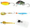 Zite Fishing Forellenköder-Set – Wobbler Spinner Lamellen Gummiwürmer Tungsten Jighaken & Forellen Spoon – Forellen-Angeln Köderbox