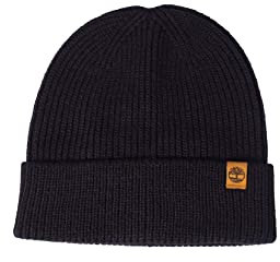 Timberland Herren Fisherman Beanie Hat, Black, OS