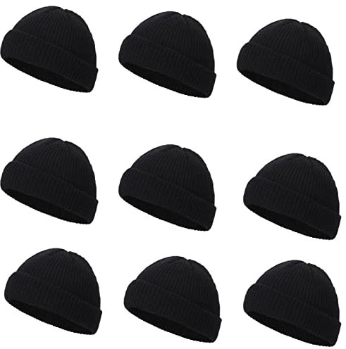 Faringoto Beanie Mütze Winter Outdoor Sport Geschenke Strumpffüller für Männer Frauen, 9 Schwarz, Einheitsgröße