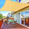 YQYHNB Voile D'ombrage Pergola Filet D'Ombrage Jardin 2×3m 3×3m 3×4m 4×5m 4×6m 5×5m Beige Toile D'ombrage Extérieur Bloque Efficacement La Lumière du Soleil Et Les Rayons UV(Taille:2x3.0m)