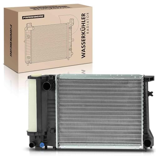 Frankberg Enfriador de agua, enfriador de motor, transmisión manual, compatible con 3 E36 1.6L-2.8L 1990-1998 5er E34 5er Touring E34 1.8L 2.5L 1991-1997 Replace# 17111712978
