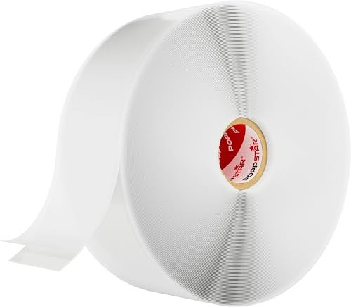 POPPSTAR selbstverschweißendes Silikonband, 11m x 38mm, Isolierband und Dichtungsband (Wasser, Luft), weiß, 1 Rolle
